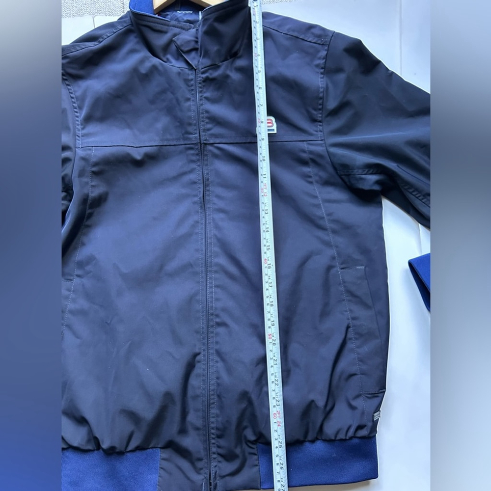 Scotch & Soda Harrington Front Zip Jacket Men's Navy Jacket - Picture 6 of 10